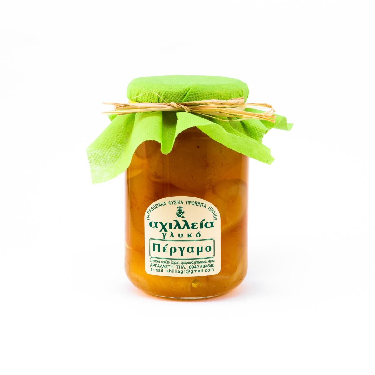 Γλυκο Κουταλιου Πηλιου Περγαμοντο 460gr Αχιλλεια